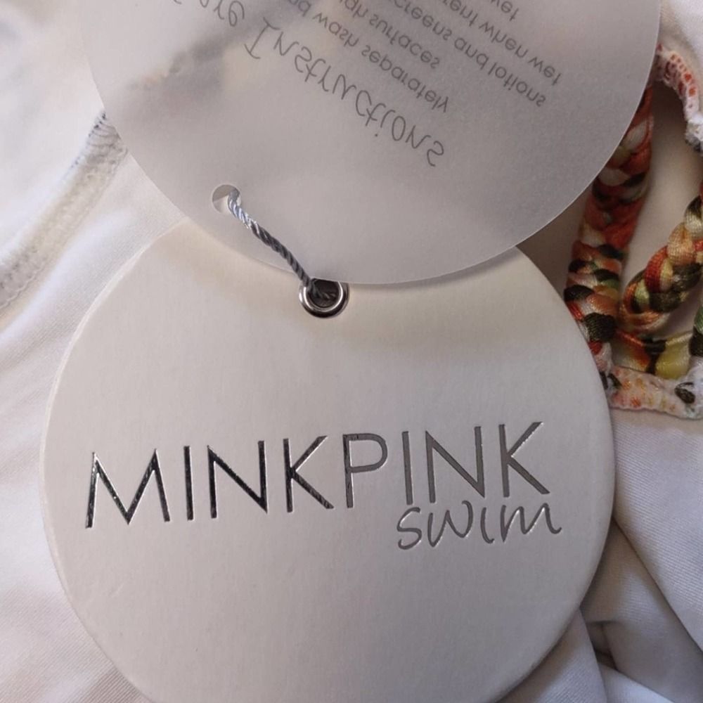 MINK PINK Kaleidoscope Eye One Piece Swimsuit M - Picture 9 of 11